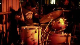 Eric Tessmer Band; Richard Lamm Drum Solo Live; video by Felicia  Austin TX 11-22-09