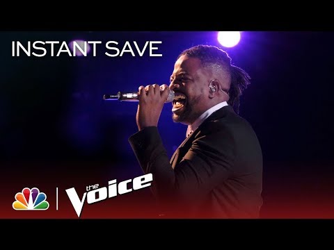 The Voice 2018 D.R. King - Instant Save Performance: "Papa was a Rolling Stone"
