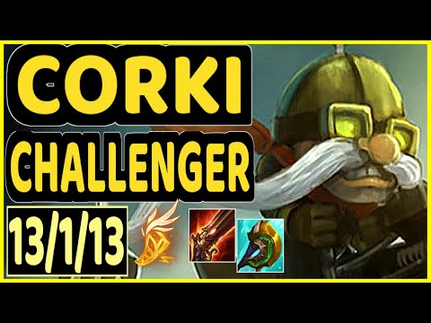 DIPLEX (CORKI) - 13/1/13 KDA CHALLENGER GAMEPLAY - EUW
