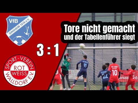 VfB Ginsheim II - SV Rot-Weiss Walldorf III - Ligaspiel 7 - Saison 25/26