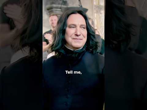 Alan Rickman’s Final Day as Snape in Harry Potter