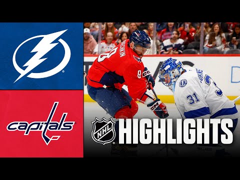 NHL Highlights | Lightning vs. Capitals | November 22, 2025