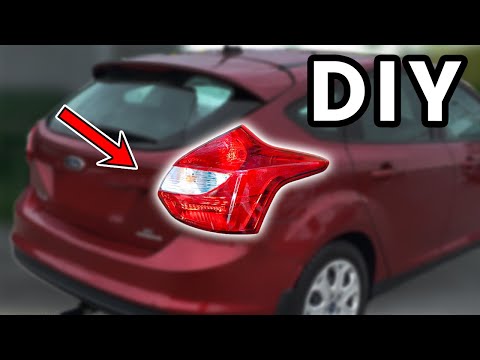 DIY 2011 - 2018 Ford Focus Tail Light Removal | How to Replace Ford Focus Tail lights