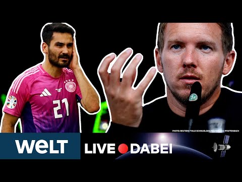 Video Thumbnail: EM 2024: Vor dem Viertelfinale gegen Spanien! DFB-Pressekonferenz mit Nagelsmann und Gündogan | LIVE
