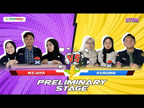 UTBK (Ujian Tulis Bareng Kece) - Kusuma VS Wijaya | Preliminary Stage