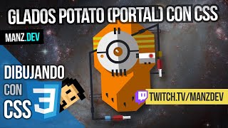 GLaDOS Potato (Portal) con CSS