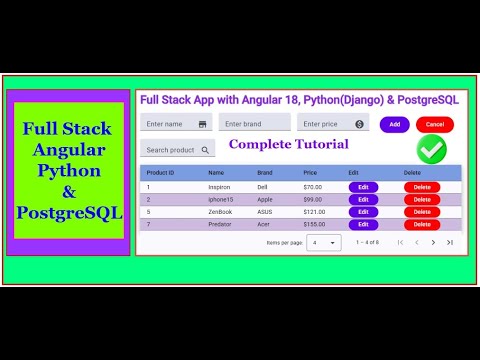 Building A Full Stack Web App With Angular 18 Python Postgresql Complete Tutorial