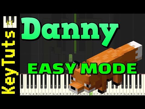 Danny from Minecraft - Easy Mode [Piano Tutorial] (Synthesis)