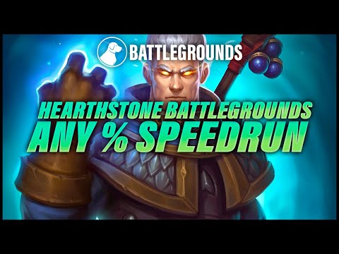 Hearthstone Any % Speedrun, Who Needs a Real Build? | Dogdog Hearthstone Battlegrounds