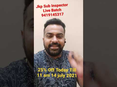 JKP Sub Inspector Topic Wise Expected Sylllabus |@Career Success #shorts