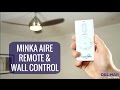 Minka Aire Remote Control RCS212 And Wall Control WCS212