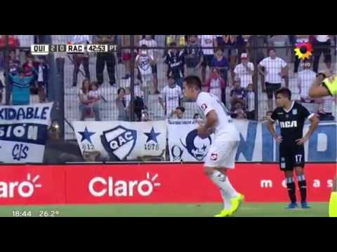 Gol de Andrada- Doblete - Quilmes 2 Vs 0 Racing Club - Fecha 18 - Liga Argentina 2017
