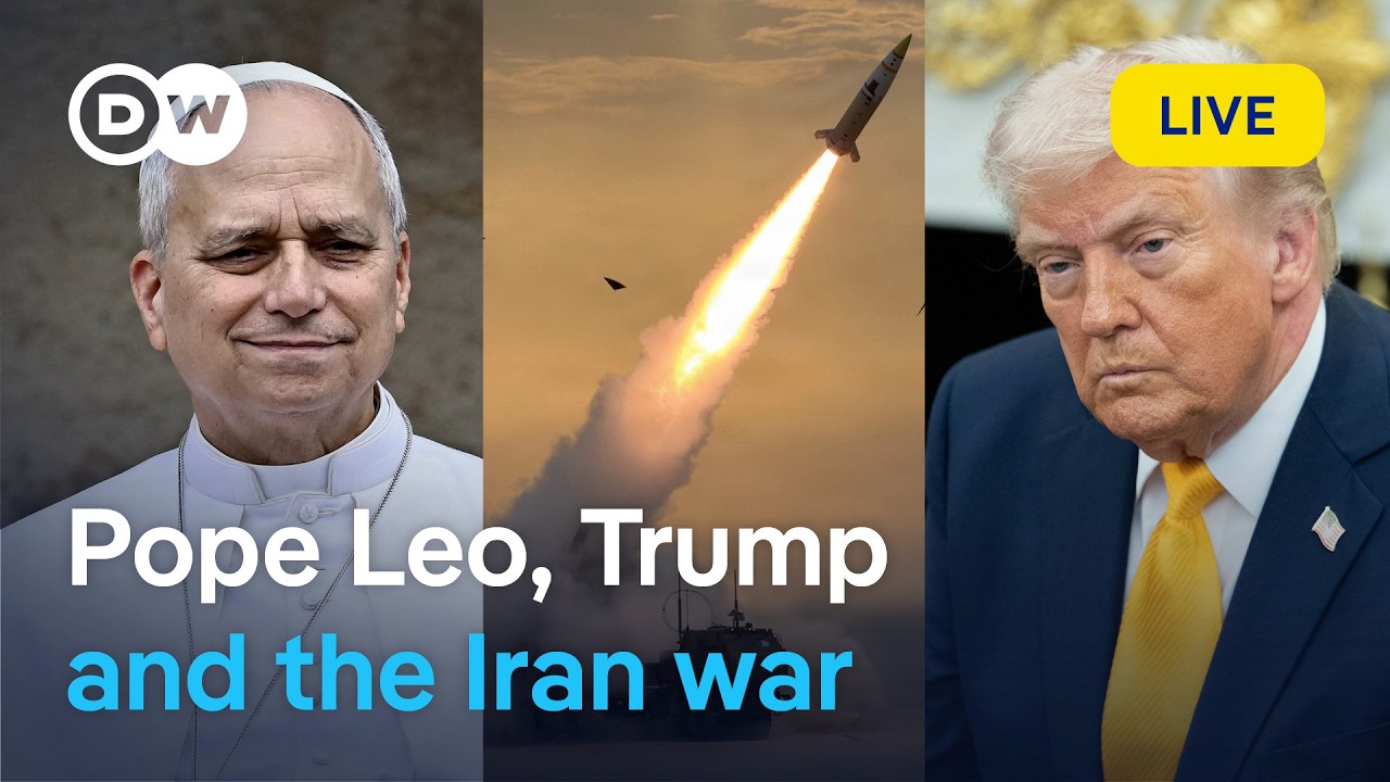 US President Donald Trump rejects Iran ceasefire call from the world's first American pope | DW News