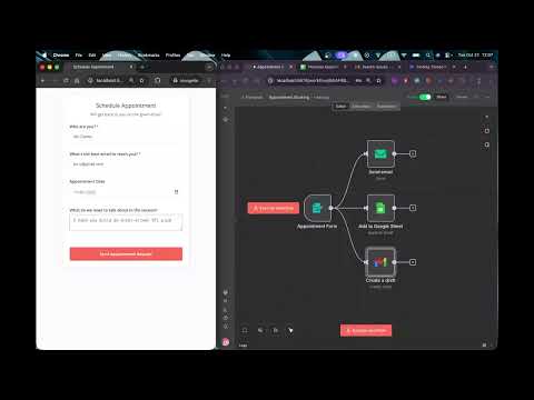 Appointment Booking n8n Workflow Demo Video