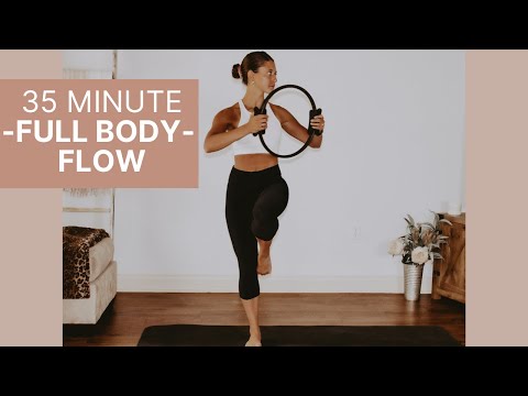 Full Body FLOW (using the PILATES RING) 35 minutes only! WATCH NOW!