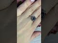 Серебряное кольцо с изумрудом 1.216ct, сапфиром, рубином