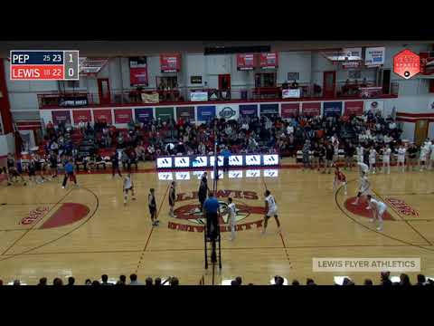Lewis Men's Volleyball vs. Pepperdine  (L, 1-3) - 01-19-19