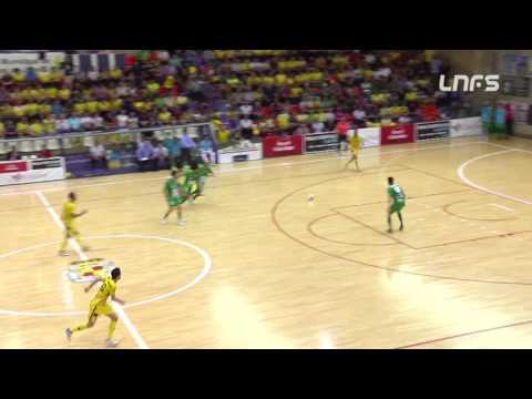Gol Javi Alonso (3-3) en Jaén Paraíso Interior - Magna Gurpea. 3er Cuartos Play Off
