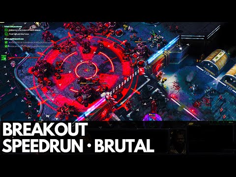 StarCraft 2 WoL - Mission 9 (Breakout) - Speedrun (Brutal)