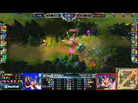 Fnatic vs Gambit Gaming Game 1 | Grand Finals IEM Cologne 2013 PRO Tournament | FNC vs GMB G1