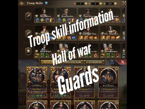 Guns of Glory | Troop skill | Hall of War | K945 Raven