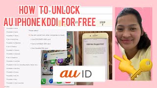 AU IPHONE UNLOCK TO DOCOMO, SOFTBANK YMOBILE OR ANY COUNTRY FOR FREE