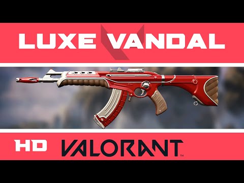 Luxe Vandal VALORANT Skin | HD Skins Showcase