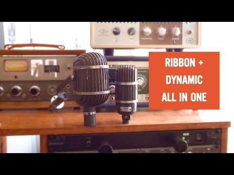Ribbon + Dynamic Elements Combined In One Microphone