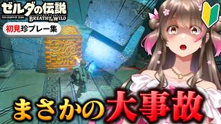まさかの事故で初ゲームオーバーｗ 完全初見の珍プレー場面まとめ【ゼルダの伝説ブレスオブザワイルド 切り抜き】