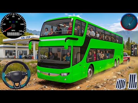 Offroad Bus Simulator 3D Game  - City Coach Bus Simulator Game 2025 - Andriod Gameplay
