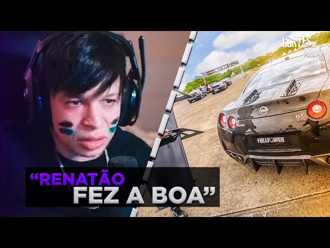 ARUAN REAGE A TIREI O AEROFOLIO DO GTR E ME SURPREENDI COM A GRANDE FORÇA - Cortes do Aruan