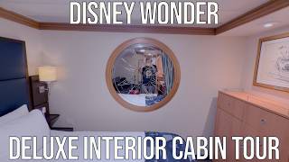 Deluxe Interior Cabin Room Tour - Disney Wonder - May 2026