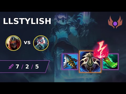 [ LLStylish ] Zed MID vs Zilean | NA MASTER | LOL Season 2024