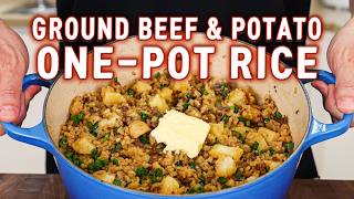 Ground Beef and Potato One Pot Rice That Can Feed Your Whole Family l Beef & Potato Sotbap