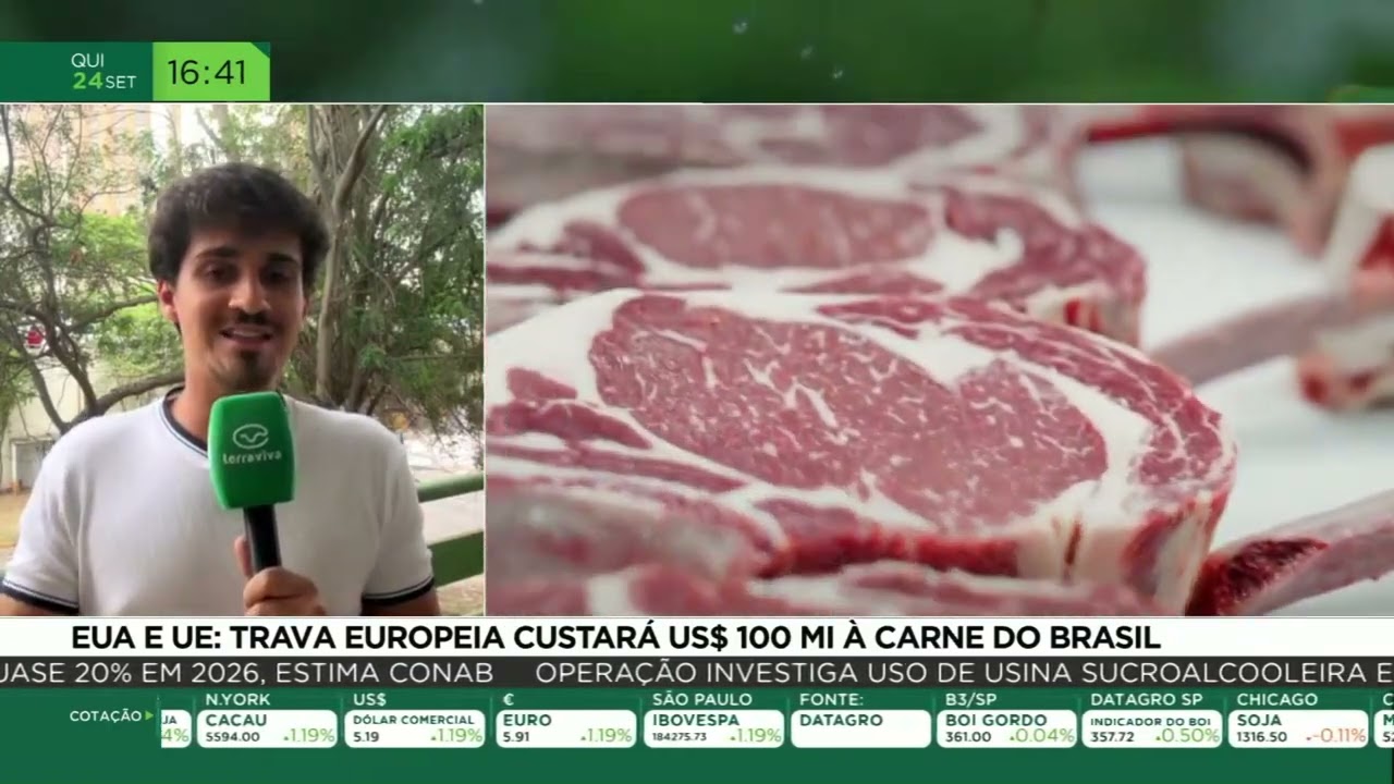 Trava europeia custará US$ 100 milhões à carne do Brasil