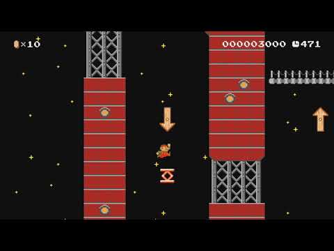 Low Gravity on the Airship by Pick˥𝚎 - Super Mario Maker 2 - No Commentary 1bv