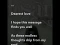 THE LAST THREE LETTERS - Alesana (With LYRICS)