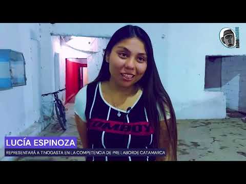 LA BAILARINA TINOGASTEÑA LUCÍA ESPINOZA RUMBO AL PRE LABORDE CATAMARCA