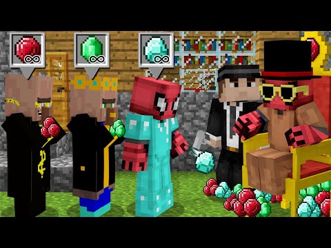 FAKİR KÖYÜN BAŞKANI OLDU! (ZENGİNLERİN PARASINI ALIYOR!) - Minecraft