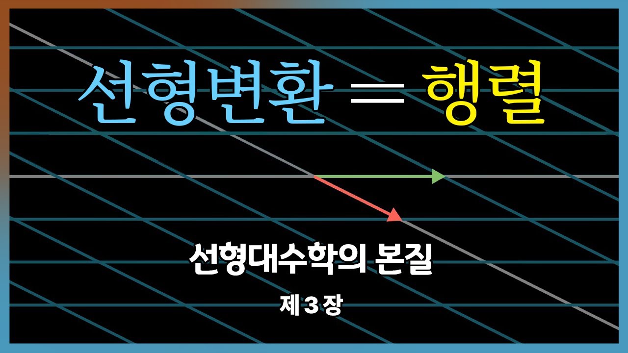 Chapter 3: Linear transformations and matrices | Essence of Linear Algebra