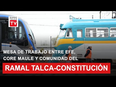 Mesa de trabajo entre EFE, CORE Maule y comunidad del Ramal Talca-Constitución. MÁS INFO  👇