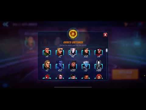 16 Mega orbs opening! Marvel Strike Force