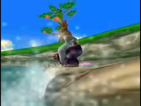 Donkey Kong Jungle Beat: all Kongs beating their chest