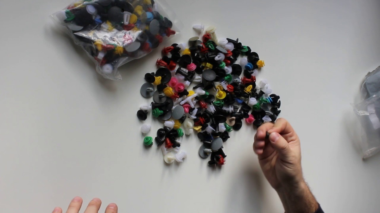 Unboxing 400x Universal Mixed Auto Fastener Car Bumper Clips