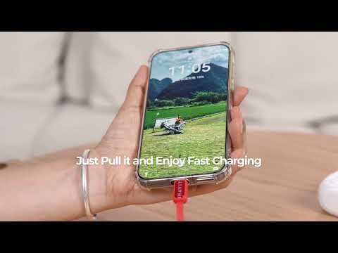 Gambar Havit Kepala Charger GaN Retractable 35 Watt UC251 - Hitam