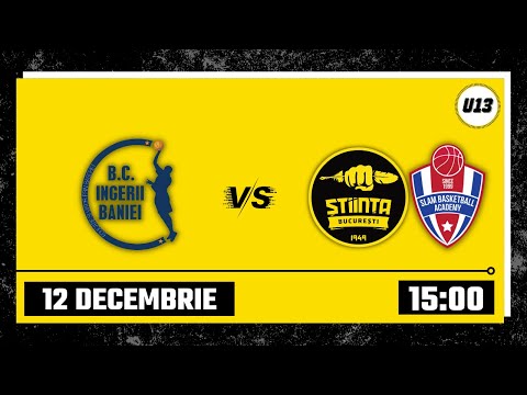 LIVE 🏀 CN U13M ACS ID Ingerii Baniei Craiova - CSU Știința & Slam A București