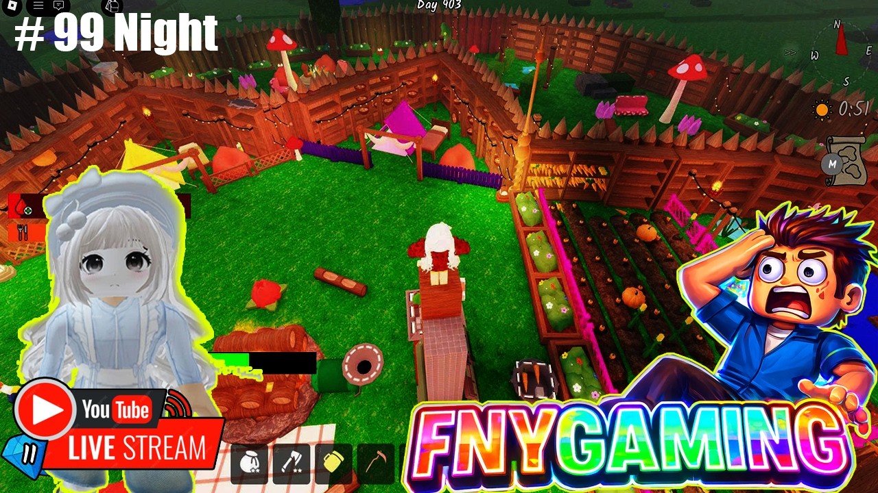 Play games with Friends! Survival 99 Night the Forest👾 FNYGaming stream