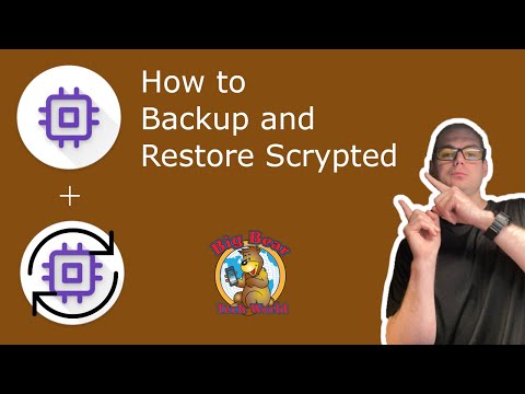 How to Backup and Restore Scrypted