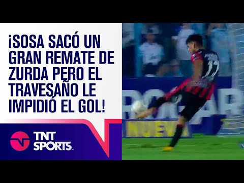 ¡SOSA sacó un gran remate de zurda pero el TRAVESAÑO le impidió el GOL! 😱