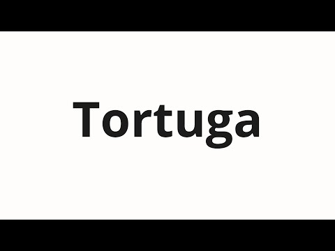 How to pronounce Tortuga